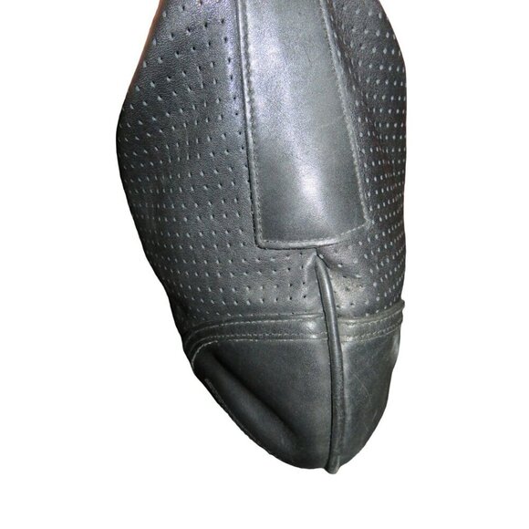 Coach Vintage Legacy 9218 Classic Black Perforated Leather Hobo Satchel Handbag - Picture 3 of 12